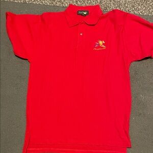 Kentucky Derby Festival Red Polo Shirt, Size Large